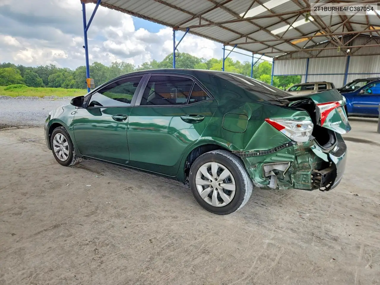 2015 Toyota Corolla Le VIN: 2T1BURHE4FC387054 Lot: 60528806