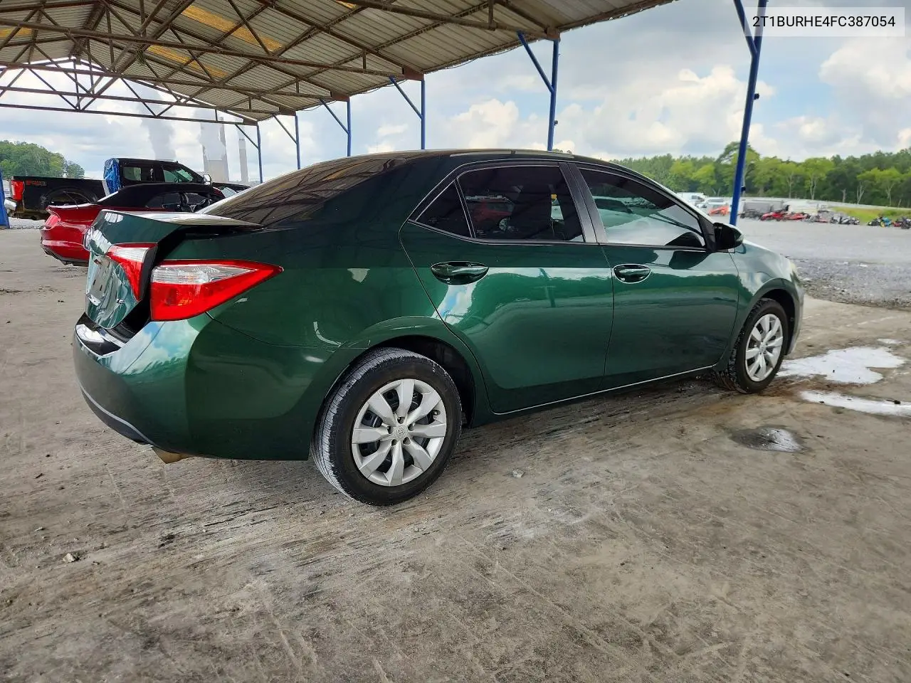 2015 Toyota Corolla Le VIN: 2T1BURHE4FC387054 Lot: 60528806