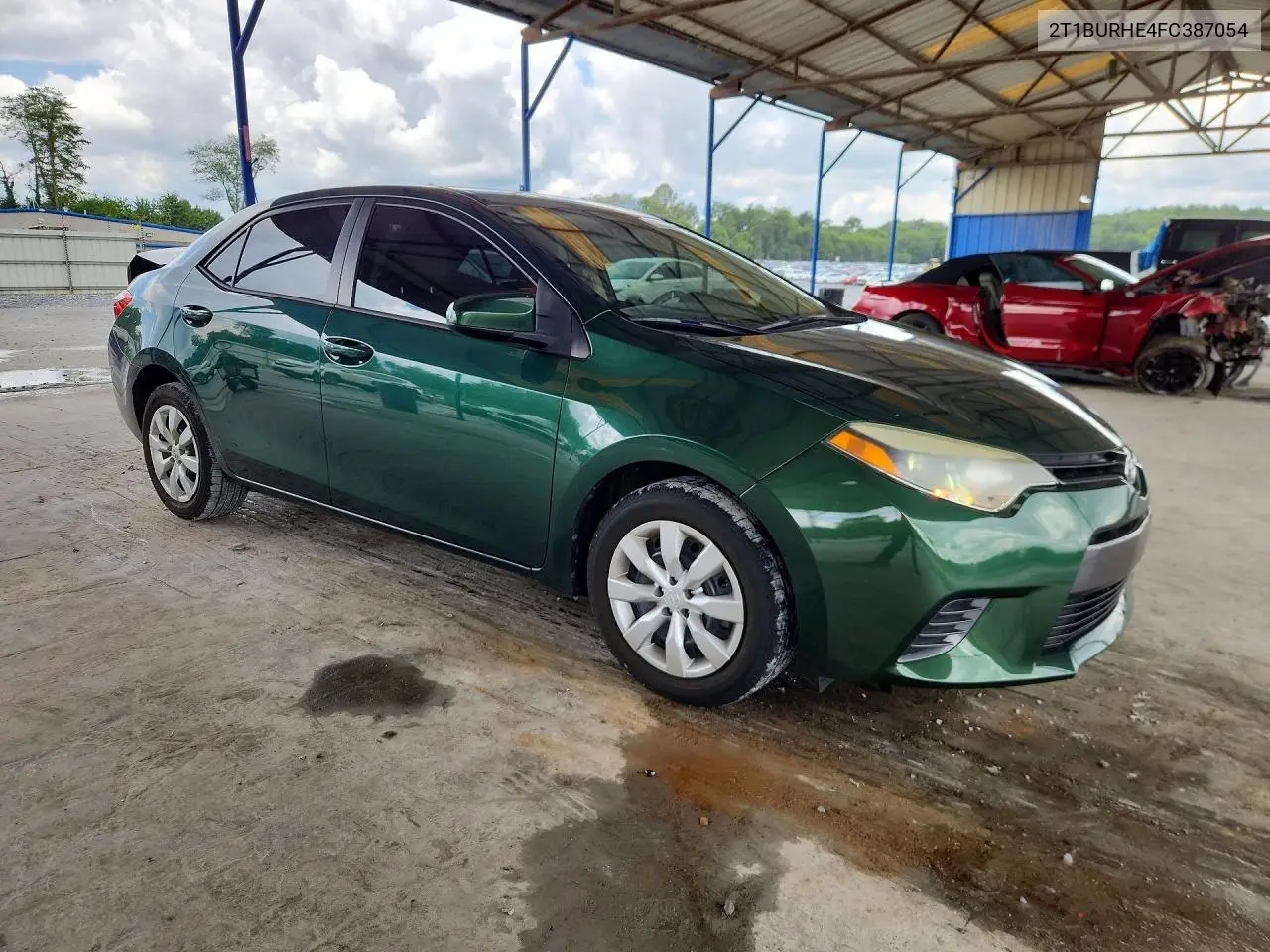 2015 Toyota Corolla Le VIN: 2T1BURHE4FC387054 Lot: 60528806