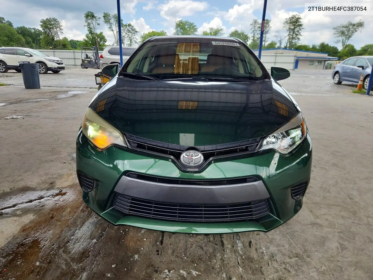 2015 Toyota Corolla Le VIN: 2T1BURHE4FC387054 Lot: 60528806