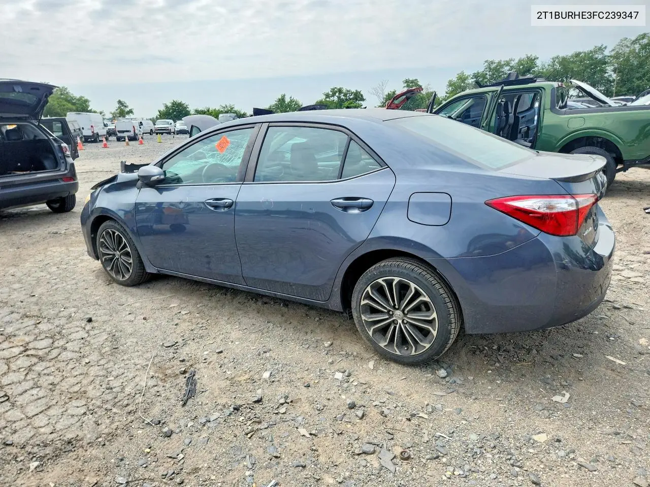 2015 Toyota Corolla S Plus VIN: 2T1BURHE3FC239347 Lot: 60570256