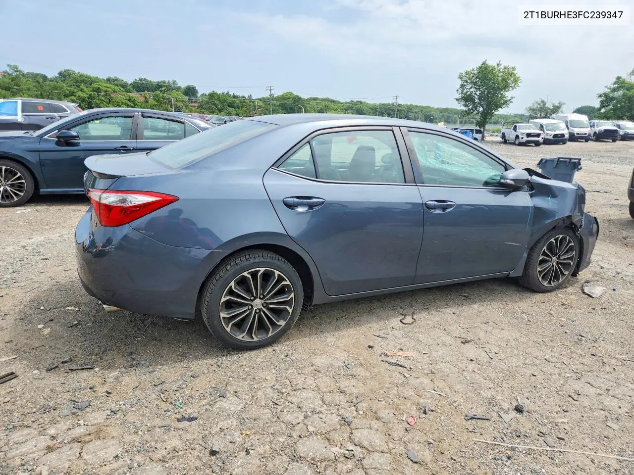 2015 Toyota Corolla S Plus VIN: 2T1BURHE3FC239347 Lot: 60570256