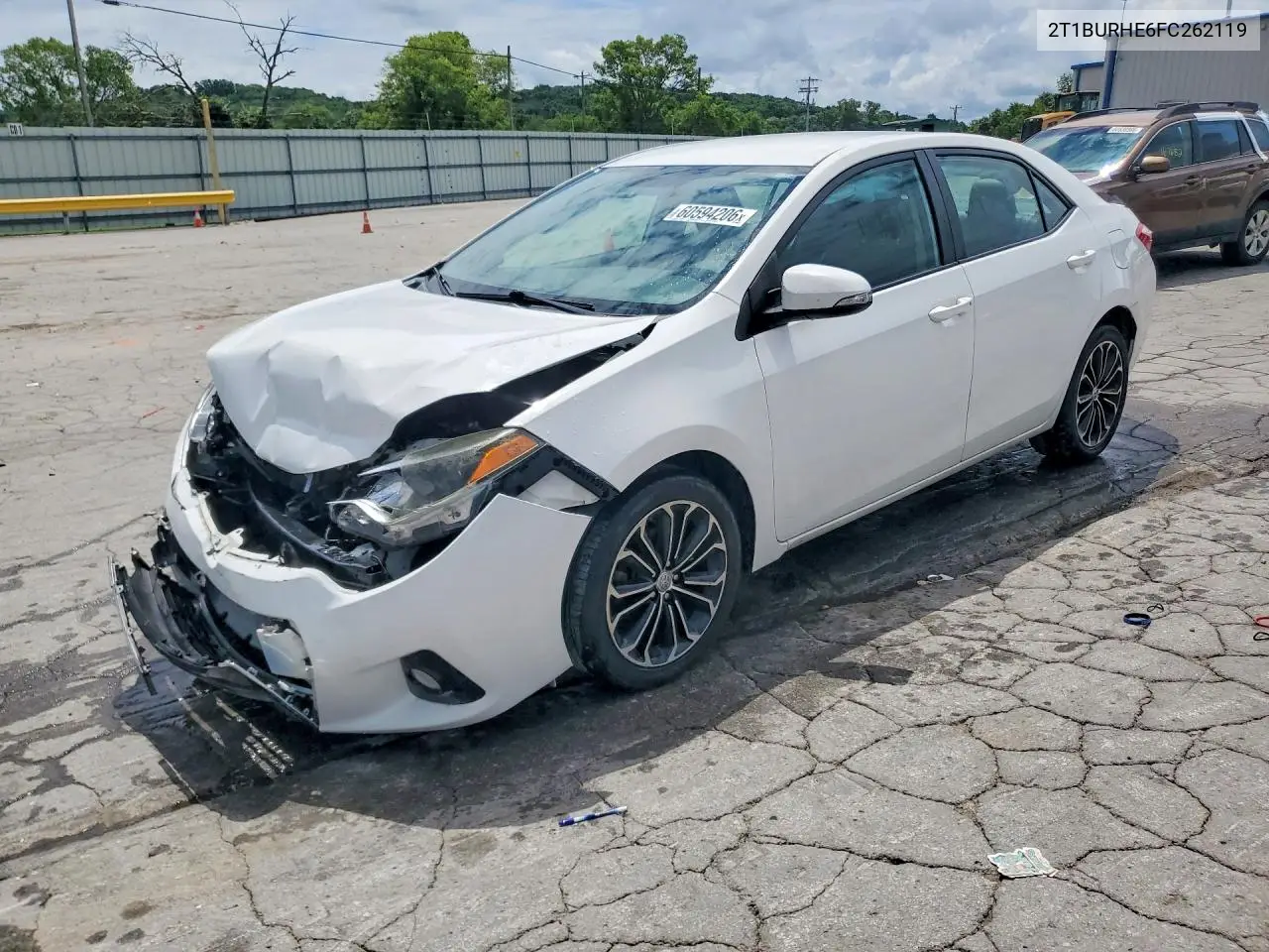 2015 Toyota Corolla S Plus VIN: 2T1BURHE6FC262119 Lot: 60594206