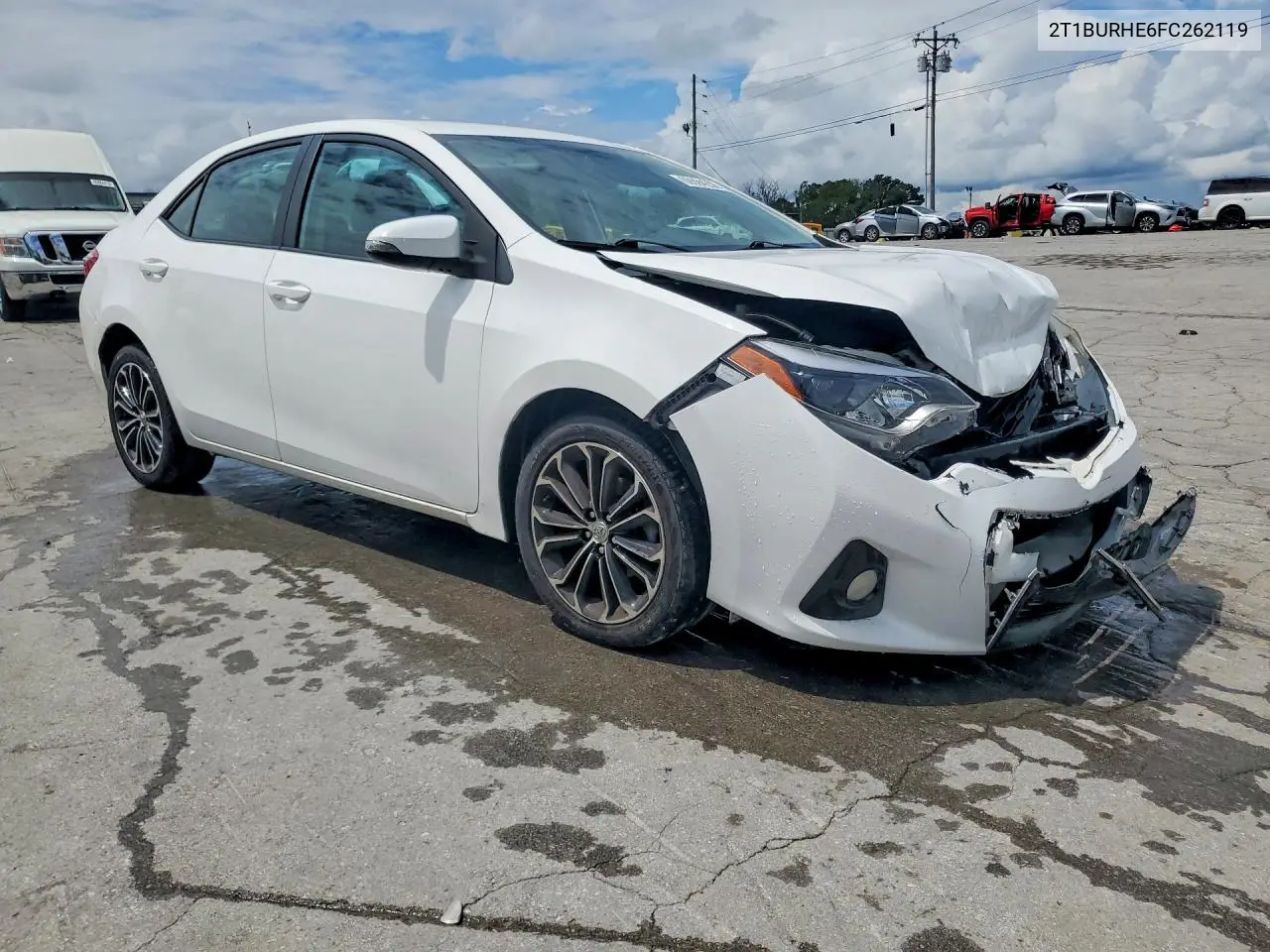 2015 Toyota Corolla S Plus VIN: 2T1BURHE6FC262119 Lot: 60594206