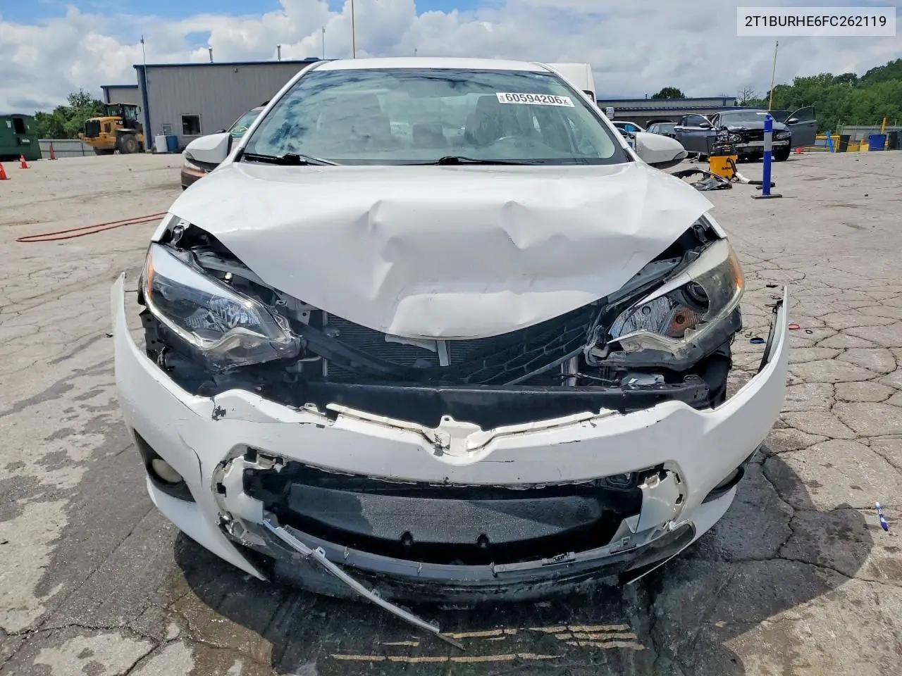 2015 Toyota Corolla S Plus VIN: 2T1BURHE6FC262119 Lot: 60594206
