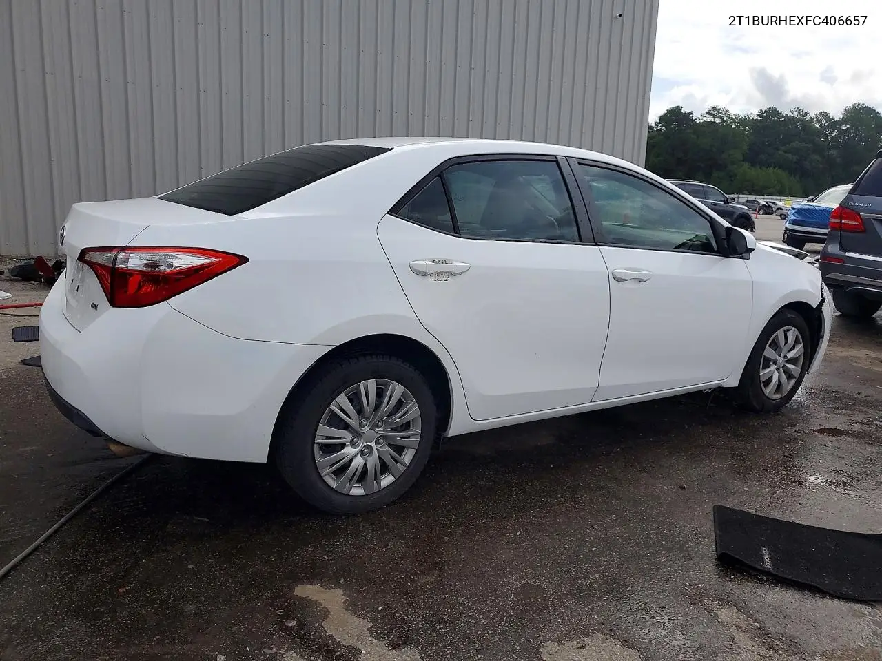 2015 Toyota Corolla Le VIN: 2T1BURHEXFC406657 Lot: 61101786