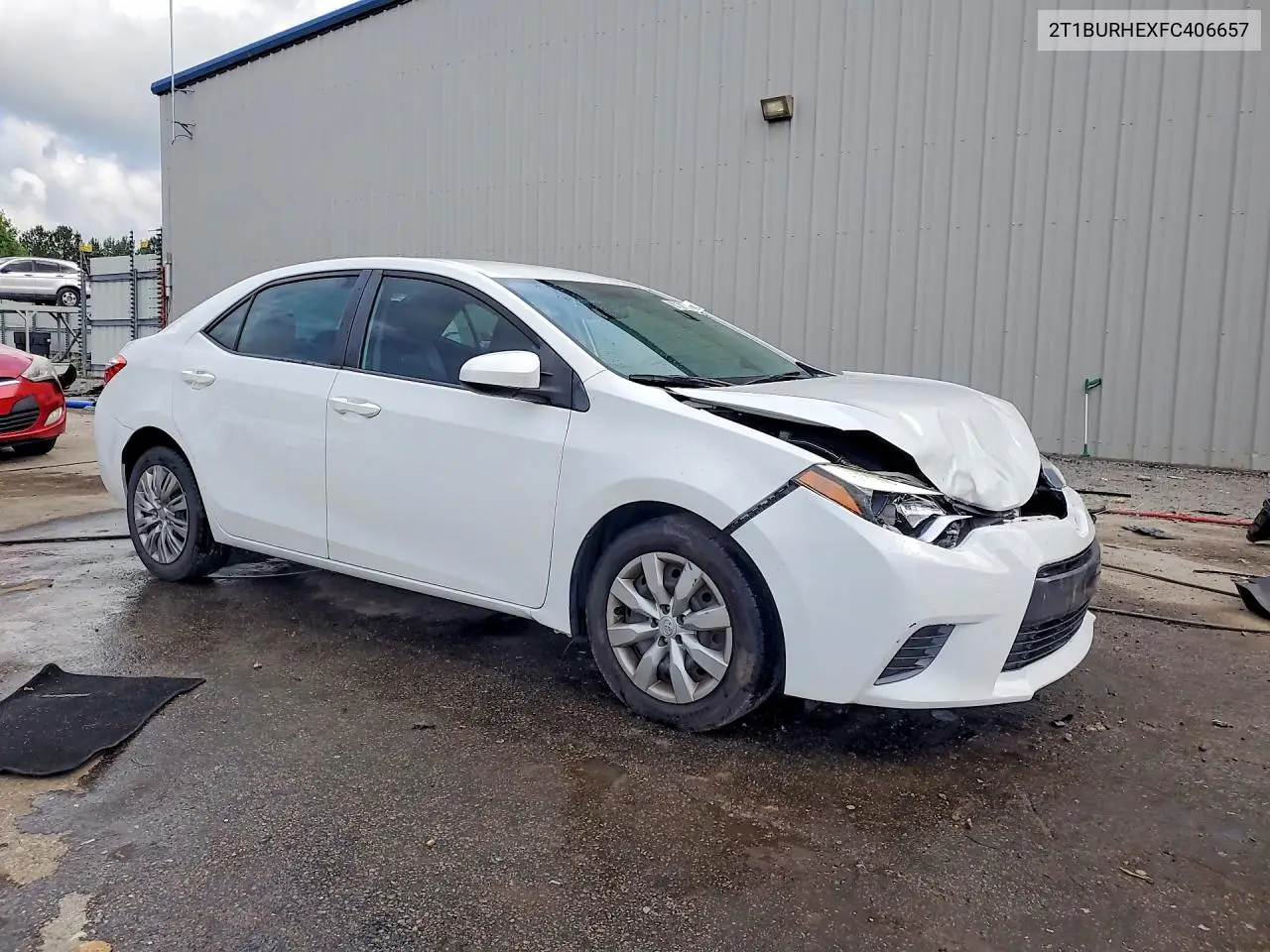 2015 Toyota Corolla Le VIN: 2T1BURHEXFC406657 Lot: 61101786
