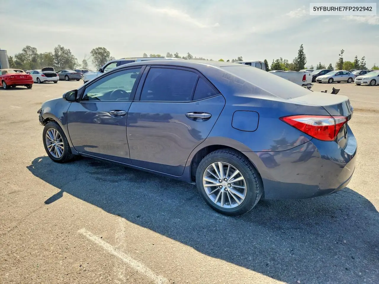 2015 Toyota Corolla Le Plus VIN: 5YFBURHE7FP292942 Lot: 61427756