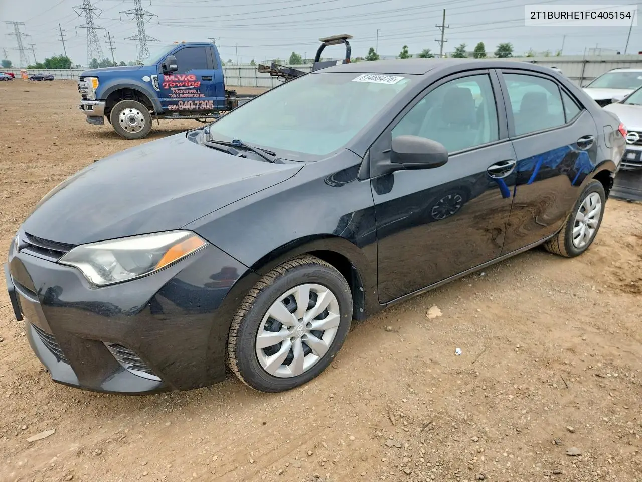 2015 Toyota Corolla Le VIN: 2T1BURHE1FC405154 Lot: 61486476
