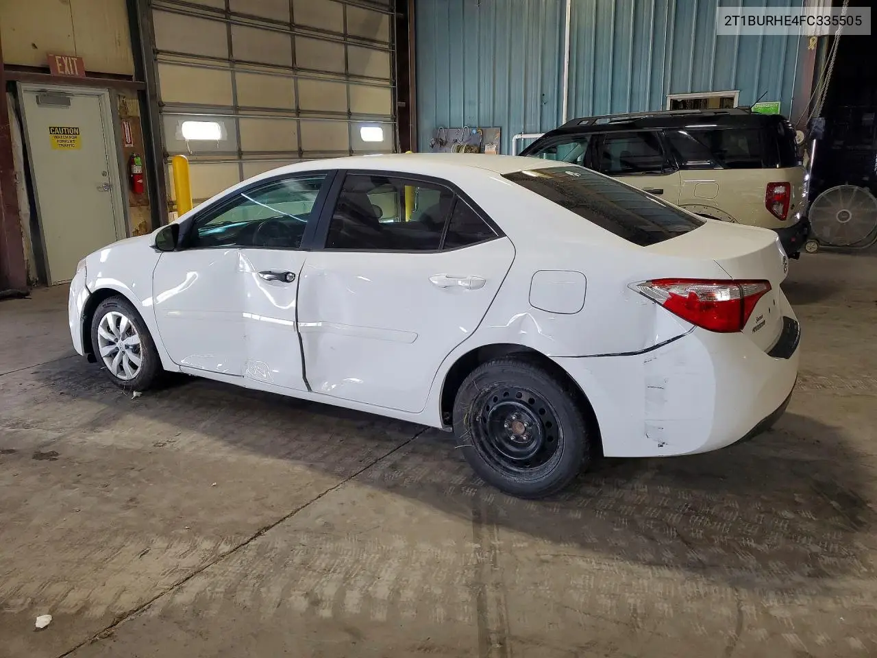 2015 Toyota Corolla Le VIN: 2T1BURHE4FC335505 Lot: 61604066