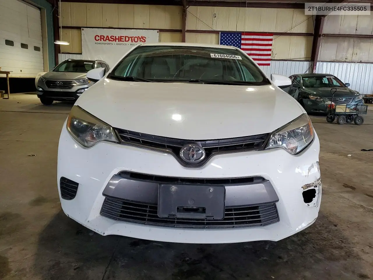 2015 Toyota Corolla Le VIN: 2T1BURHE4FC335505 Lot: 61604066