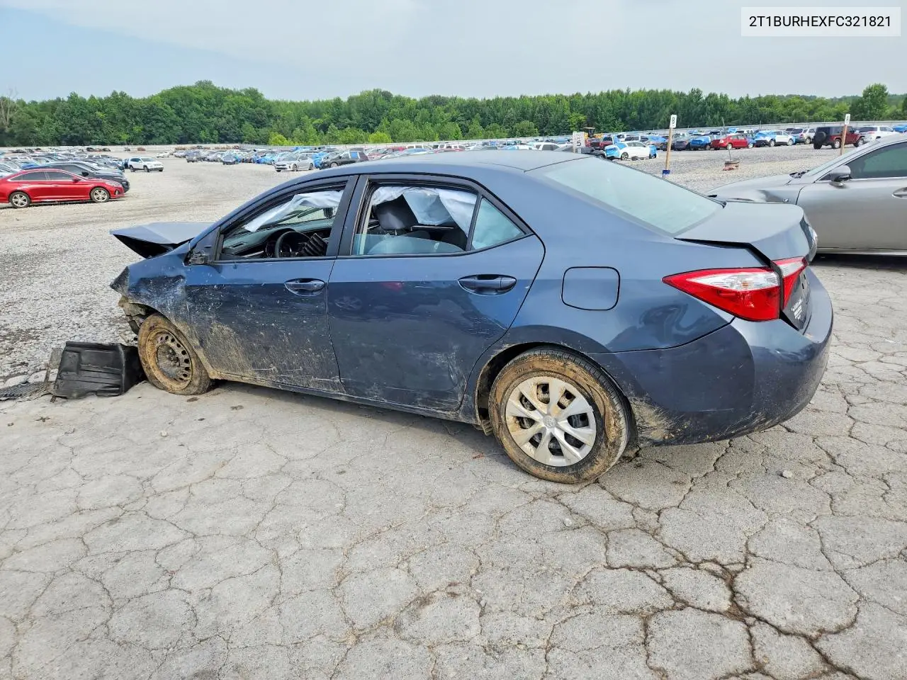 2015 Toyota Corolla L VIN: 2T1BURHEXFC321821 Lot: 61754496