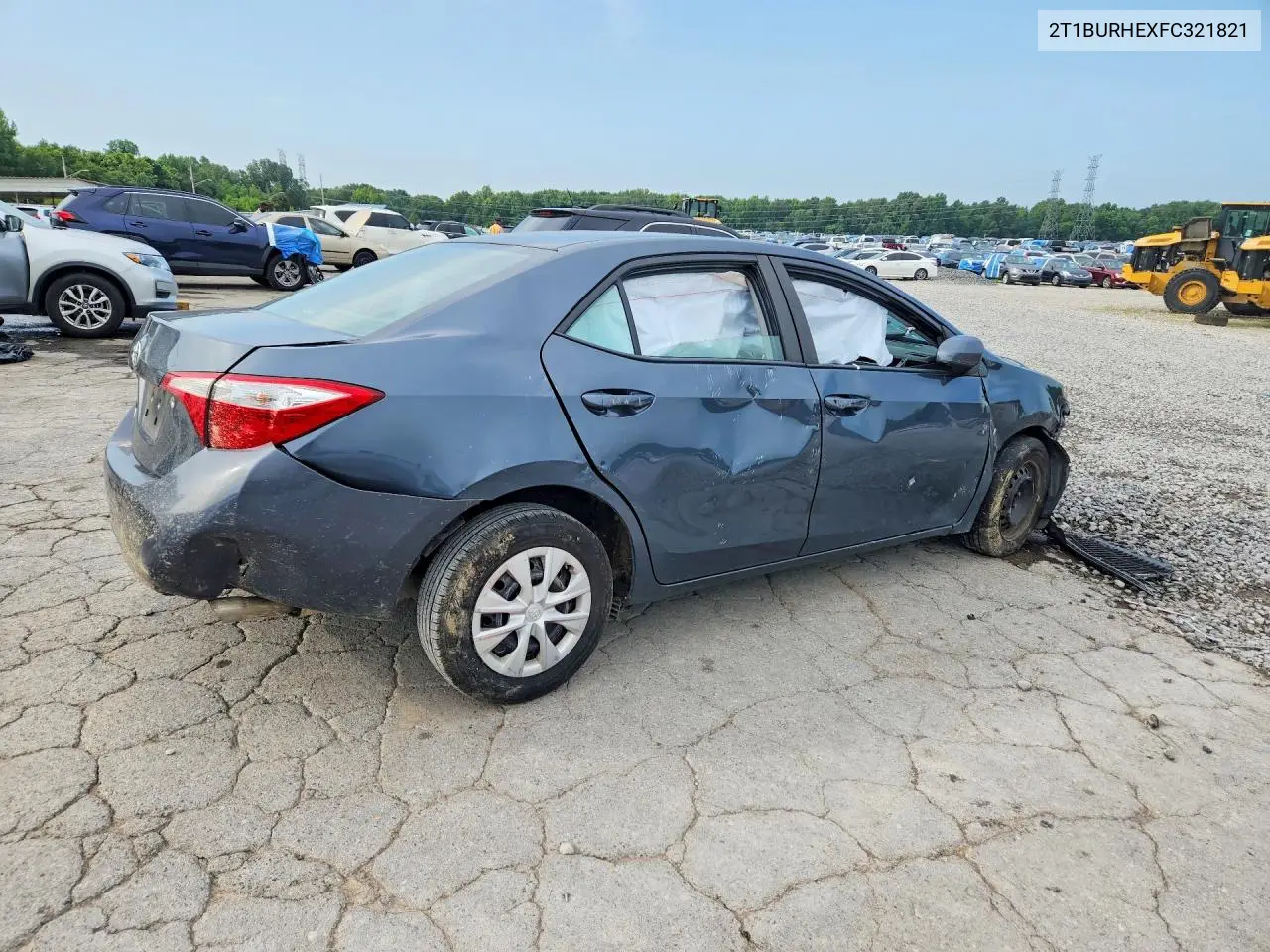 2015 Toyota Corolla L VIN: 2T1BURHEXFC321821 Lot: 61754496