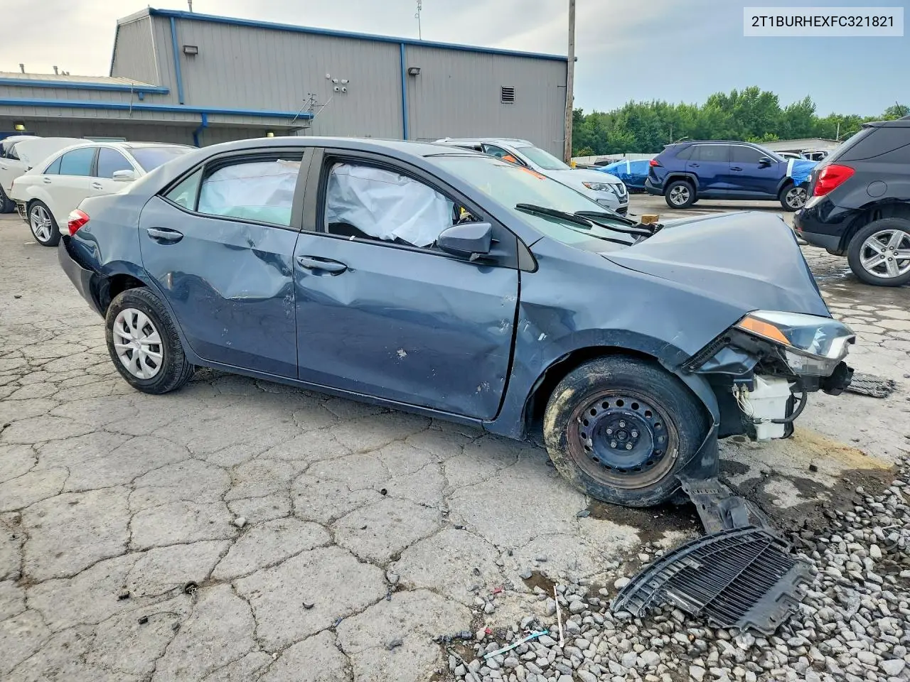 2015 Toyota Corolla L VIN: 2T1BURHEXFC321821 Lot: 61754496