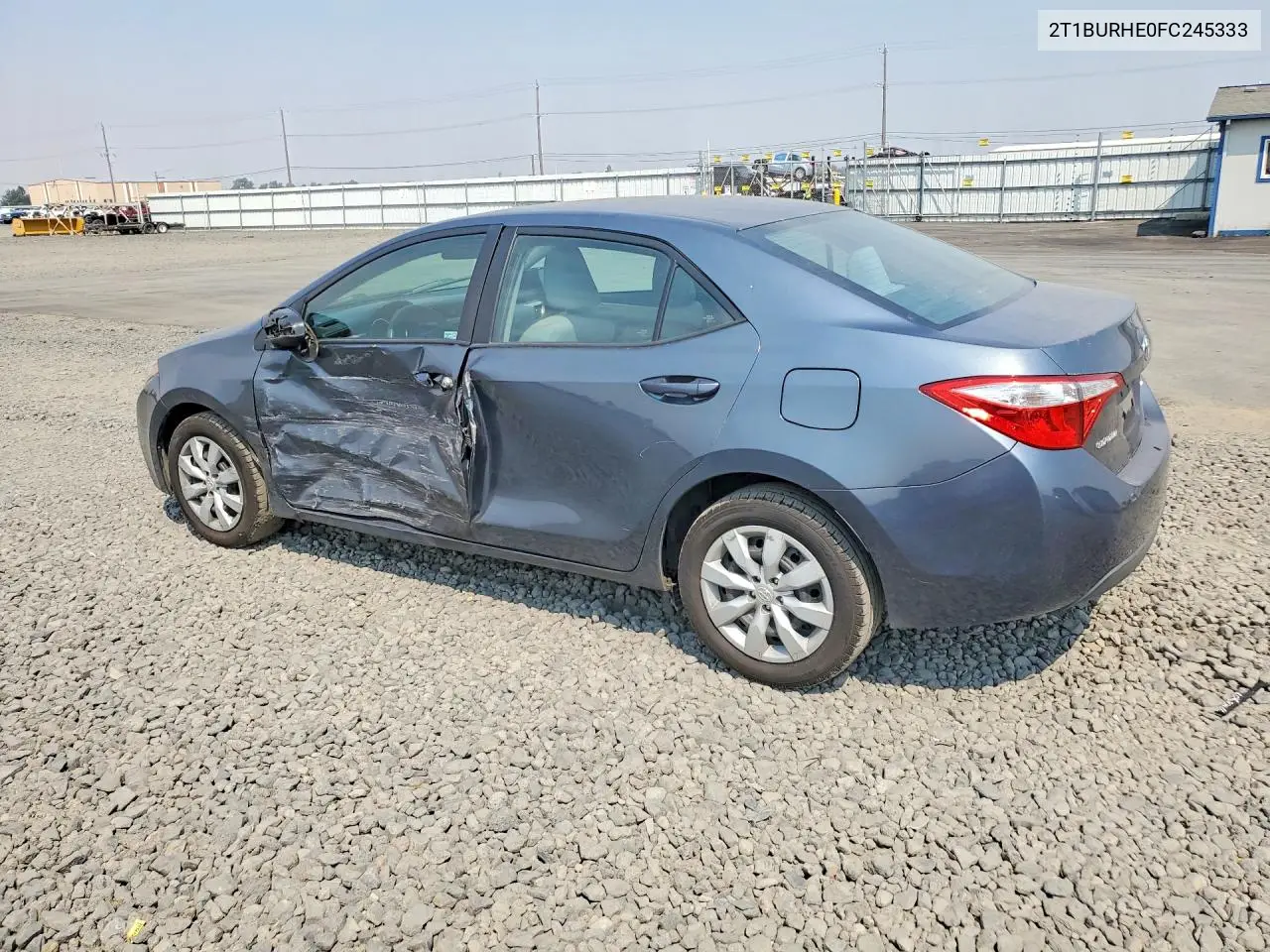 2015 Toyota Corolla Le VIN: 2T1BURHE0FC245333 Lot: 61754946