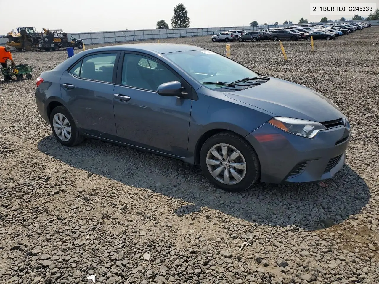 2015 Toyota Corolla Le VIN: 2T1BURHE0FC245333 Lot: 61754946