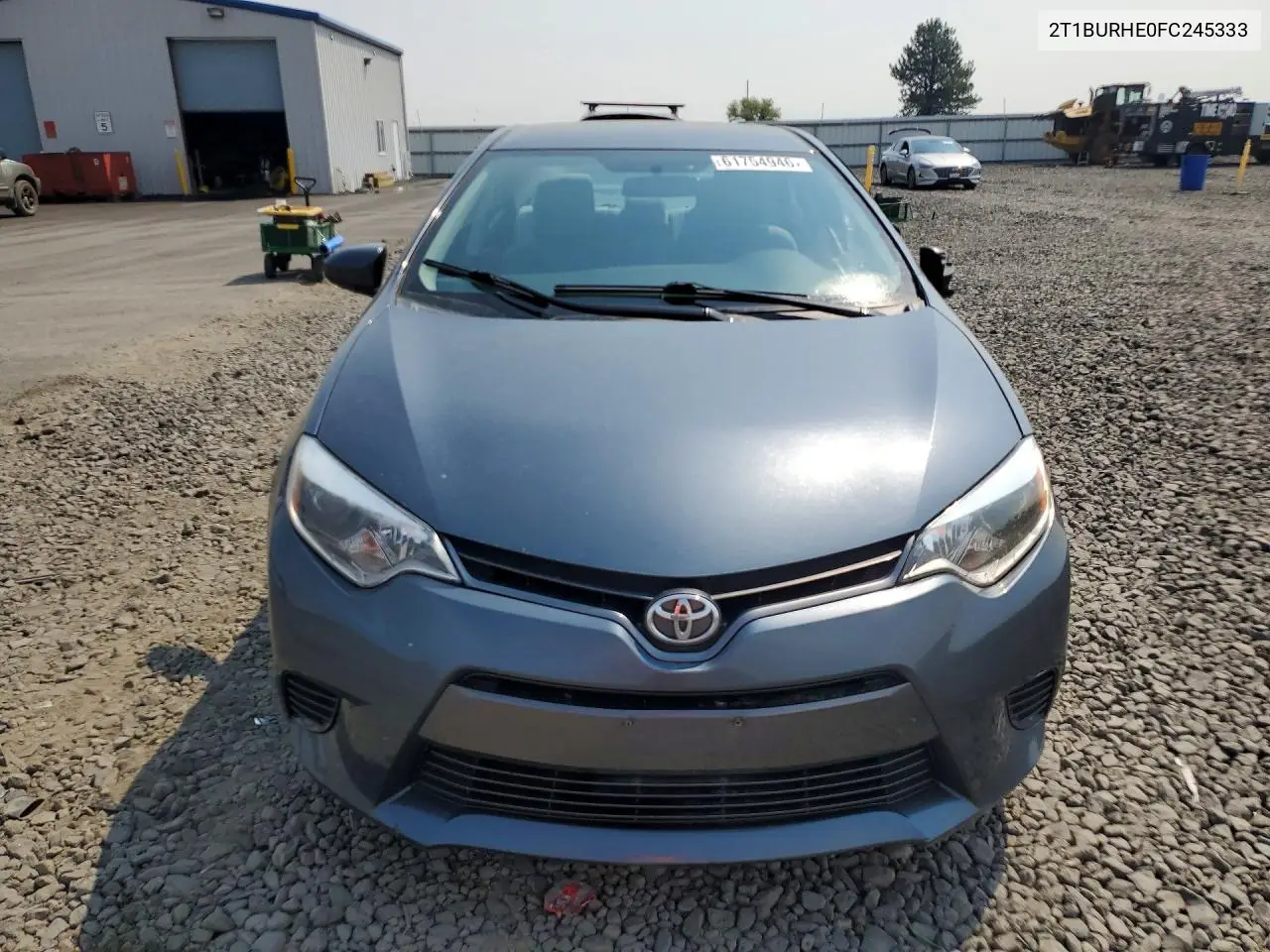 2015 Toyota Corolla Le VIN: 2T1BURHE0FC245333 Lot: 61754946