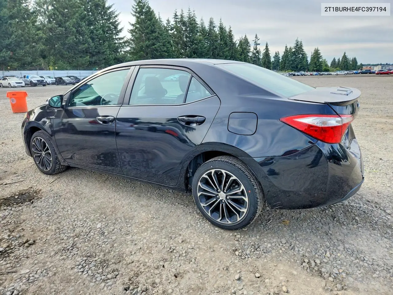 2015 Toyota Corolla S Plus VIN: 2T1BURHE4FC397194 Lot: 61846726