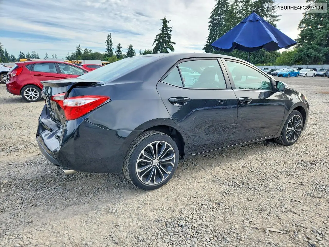 2015 Toyota Corolla S Plus VIN: 2T1BURHE4FC397194 Lot: 61846726
