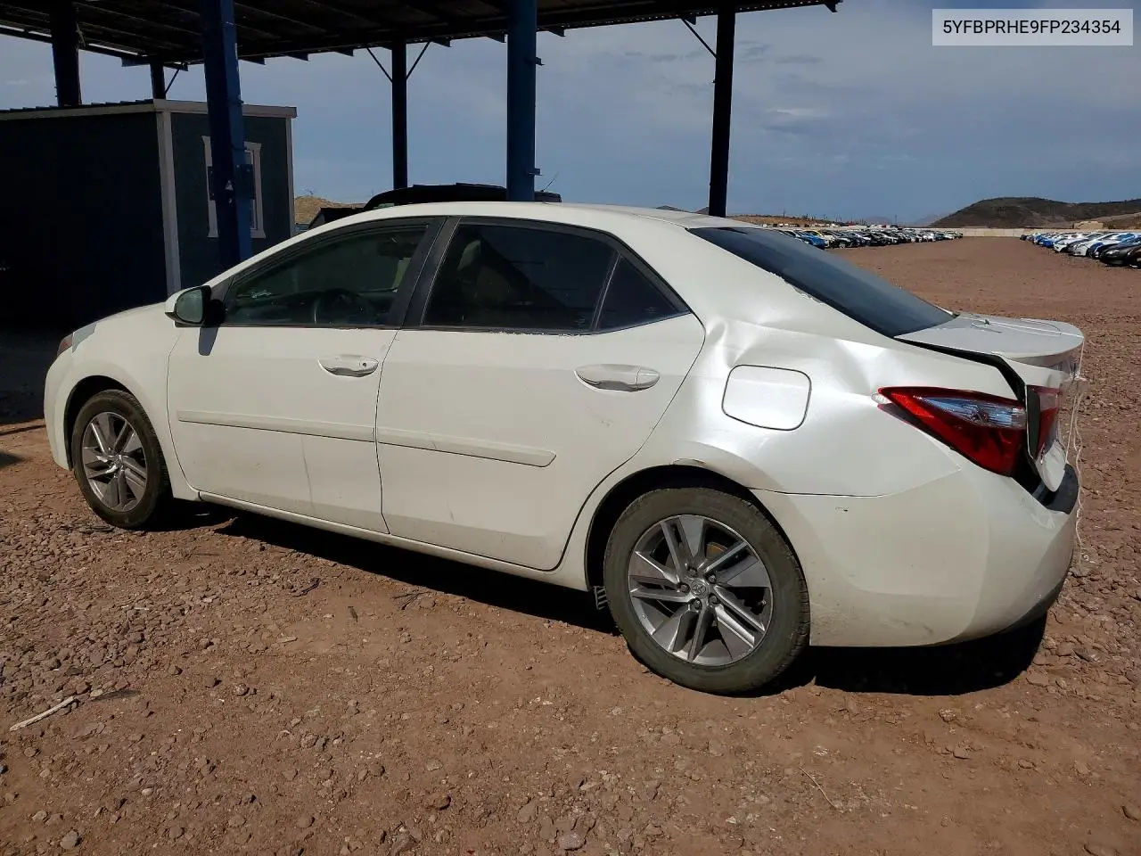 2015 Toyota Corolla Le Eco Plus VIN: 5YFBPRHE9FP234354 Lot: 61924546