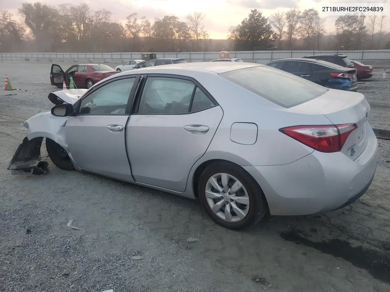 2T1BURHE2FC294839 2015 Toyota Corolla L