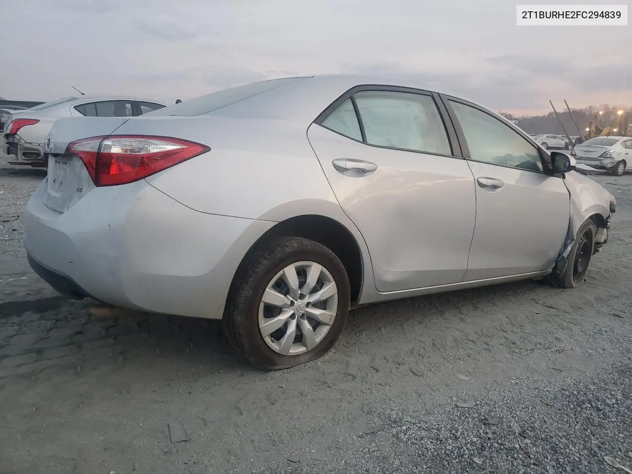 2T1BURHE2FC294839 2015 Toyota Corolla L