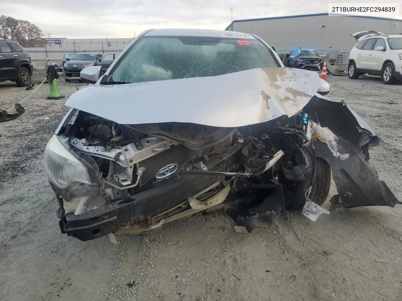 2T1BURHE2FC294839 2015 Toyota Corolla L