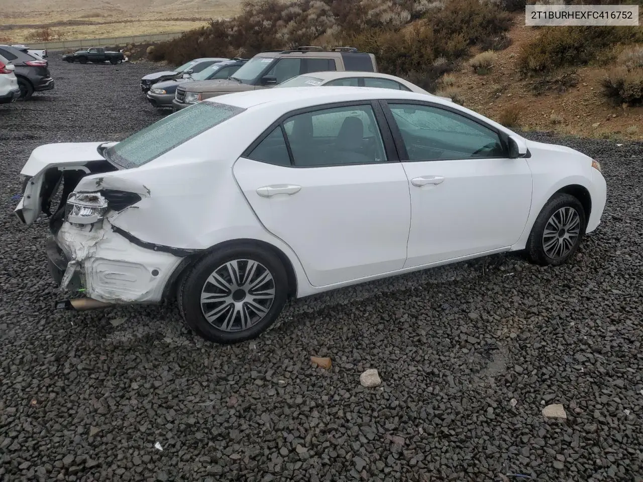 2T1BURHEXFC416752 2015 Toyota Corolla L
