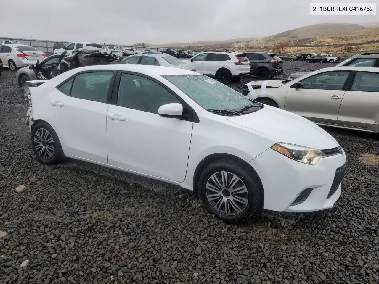 2T1BURHEXFC416752 2015 Toyota Corolla L