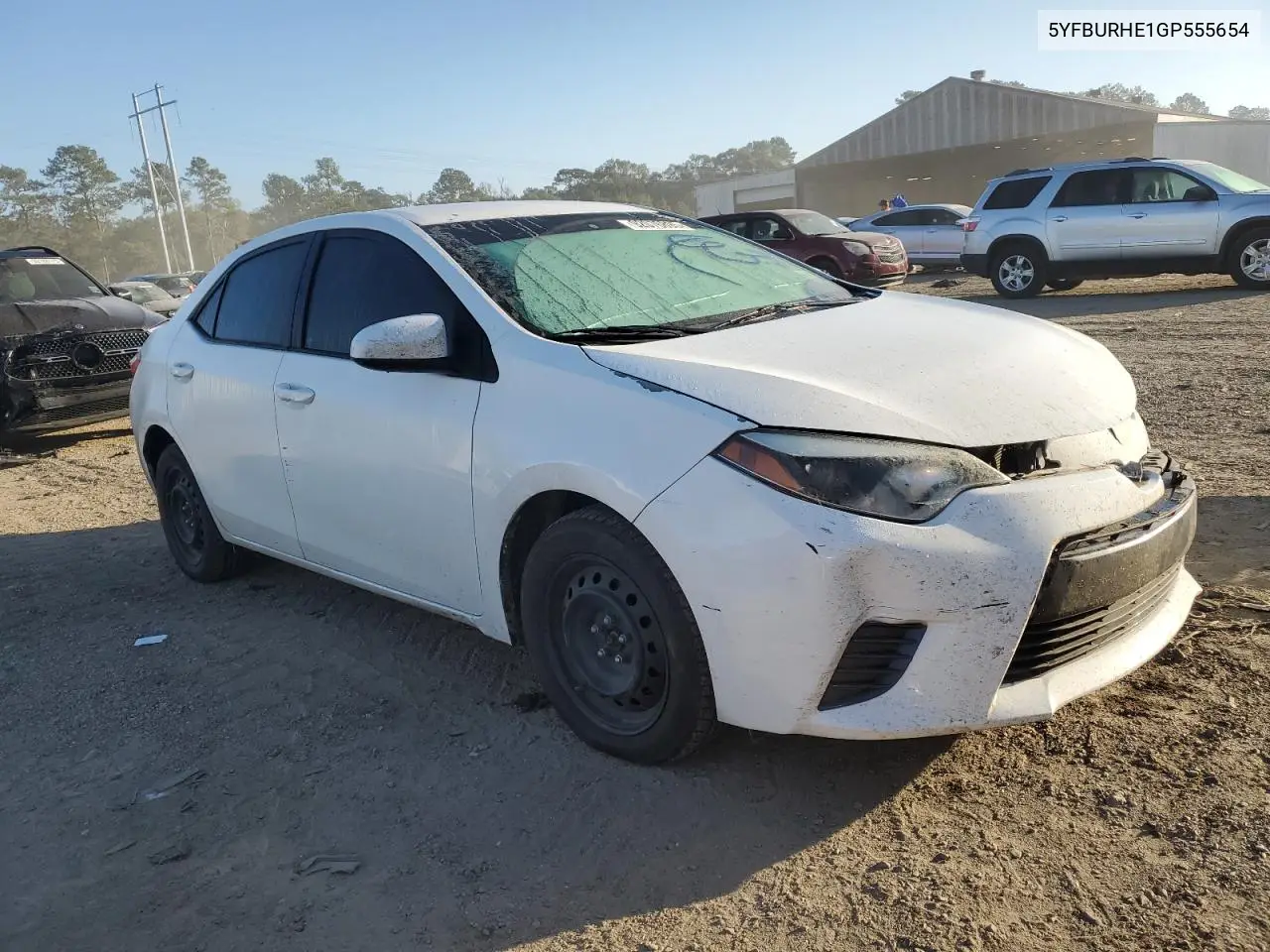 5YFBURHE1GP555654 2016 Toyota Corolla L