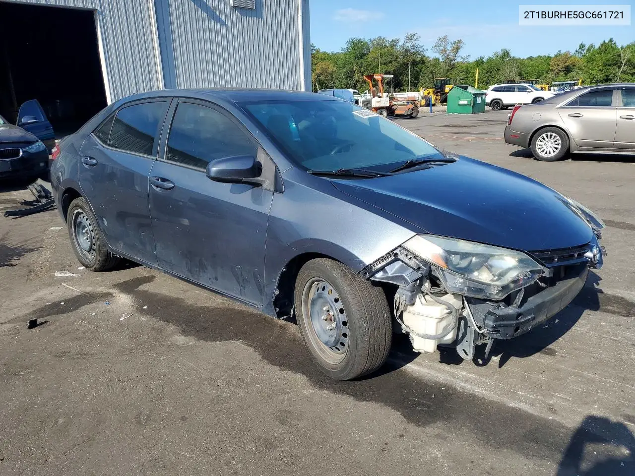 2016 Toyota Corolla Le VIN: 2T1BURHE5GC661721 Lot: 56533506