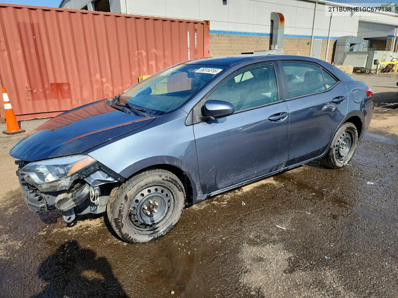2016 Toyota Corolla Le VIN: 2T1BURHE1GC677138 Lot: 56816316