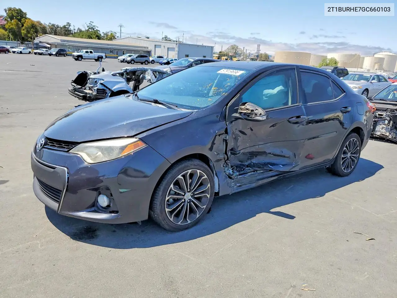 2016 Toyota Corolla S Plus VIN: 2T1BURHE7GC660103 Lot: 57919696
