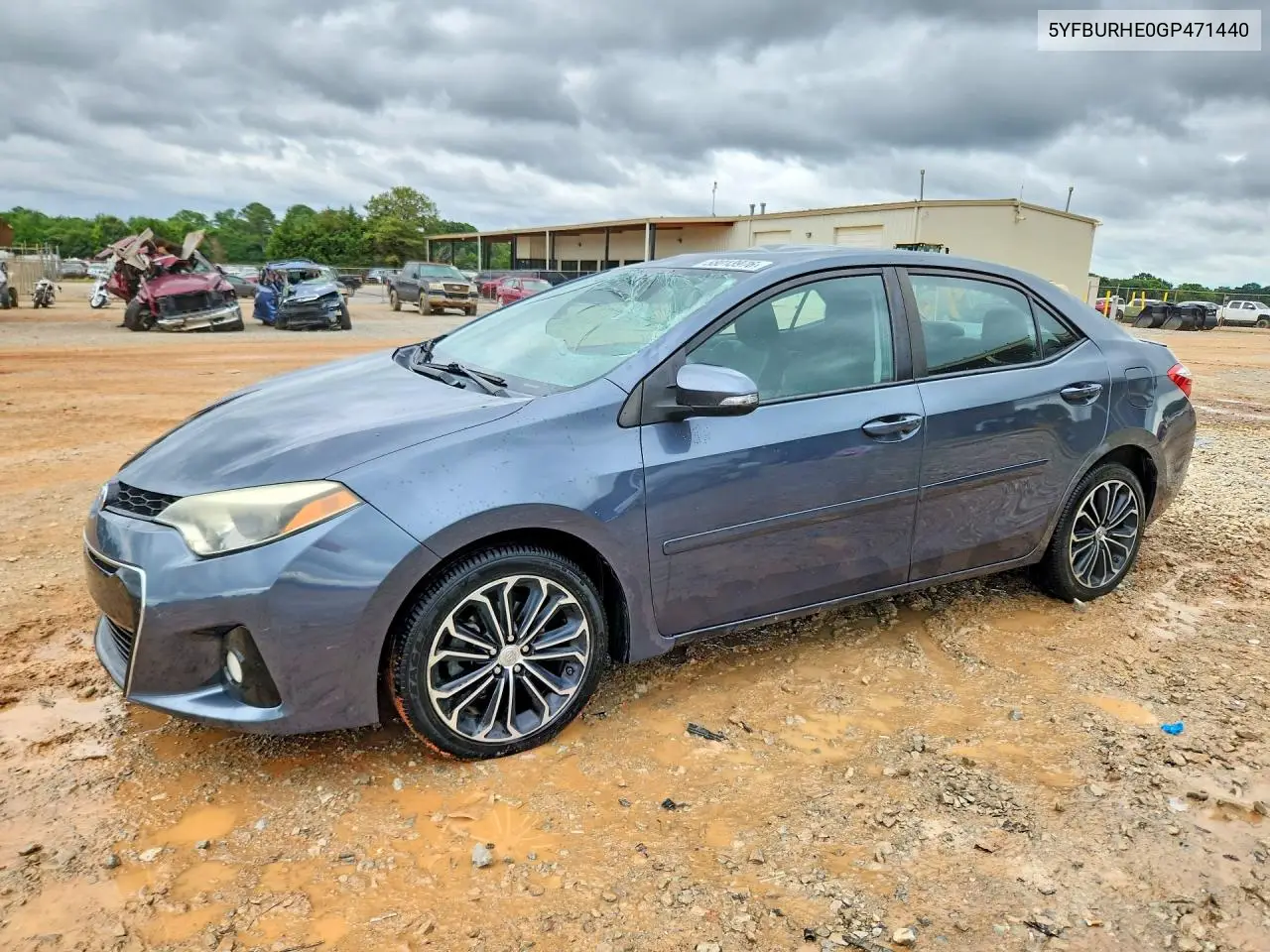 2016 Toyota Corolla S Plus VIN: 5YFBURHE0GP471440 Lot: 58013976
