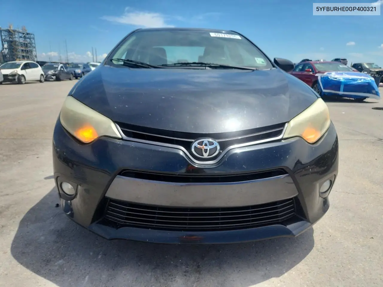 2016 Toyota Corolla Le Plus VIN: 5YFBURHE0GP400321 Lot: 60179206