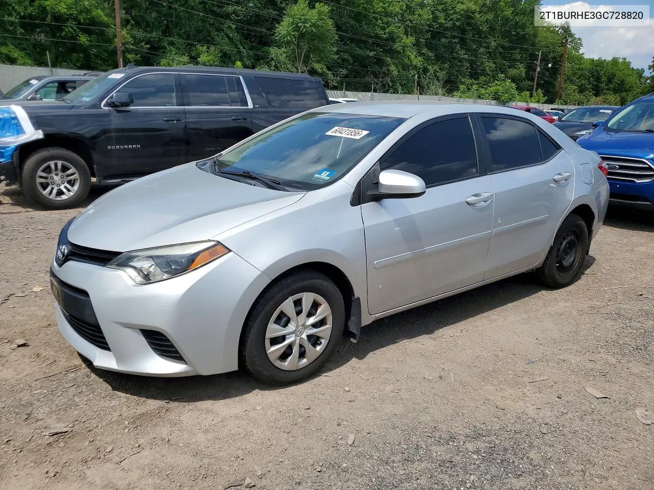 2016 Toyota Corolla L VIN: 2T1BURHE3GC728820 Lot: 60431856
