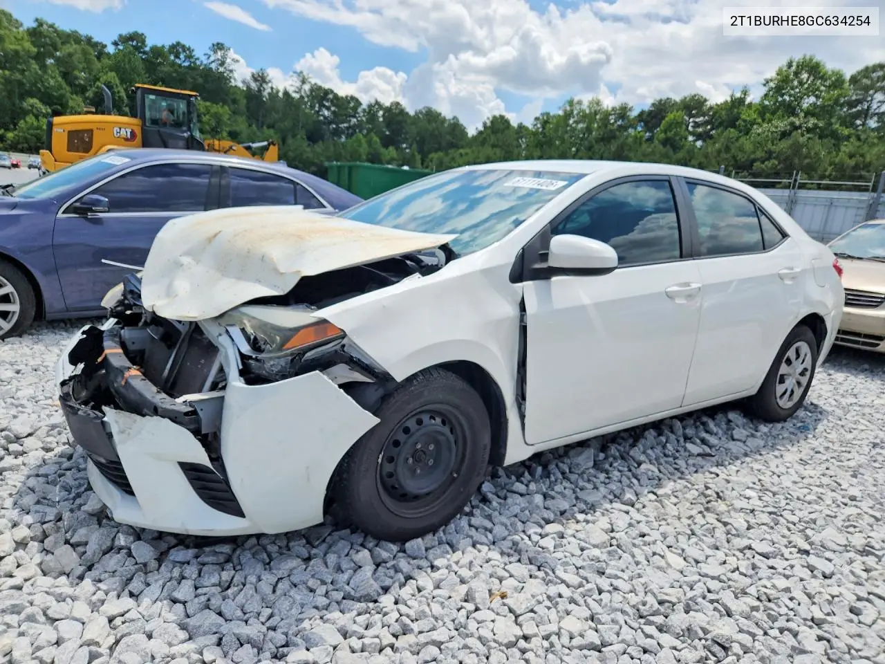 2016 Toyota Corolla L VIN: 2T1BURHE8GC634254 Lot: 61111406