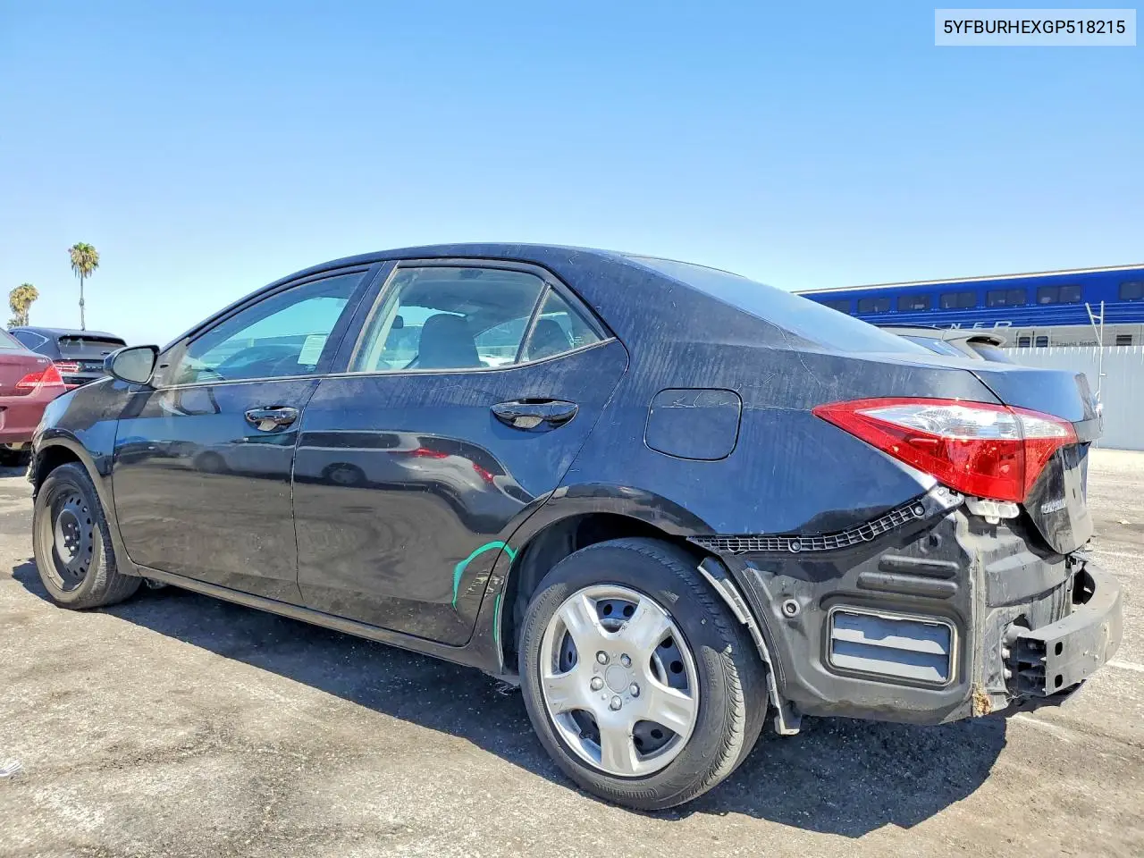 2016 Toyota Corolla Le VIN: 5YFBURHEXGP518215 Lot: 61218926