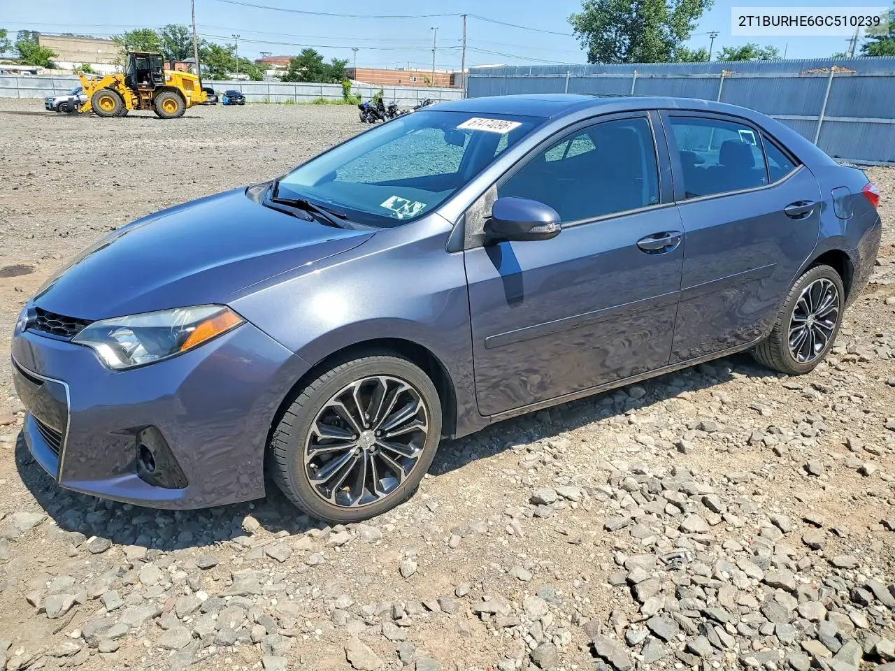 2016 Toyota Corolla S Premium VIN: 2T1BURHE6GC510239 Lot: 61474096