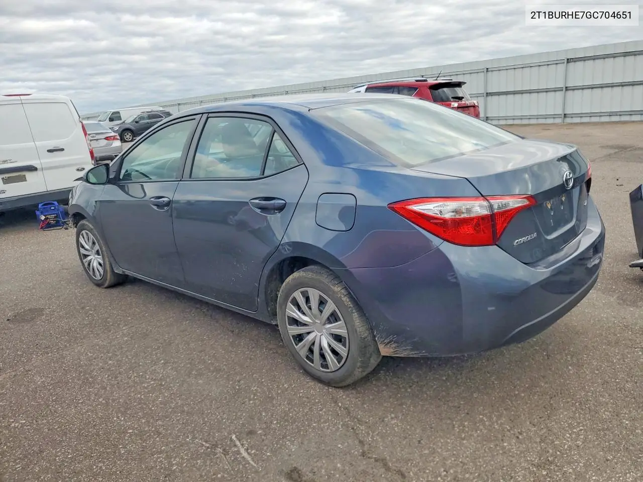 2016 Toyota Corolla Le VIN: 2T1BURHE7GC704651 Lot: 61555336