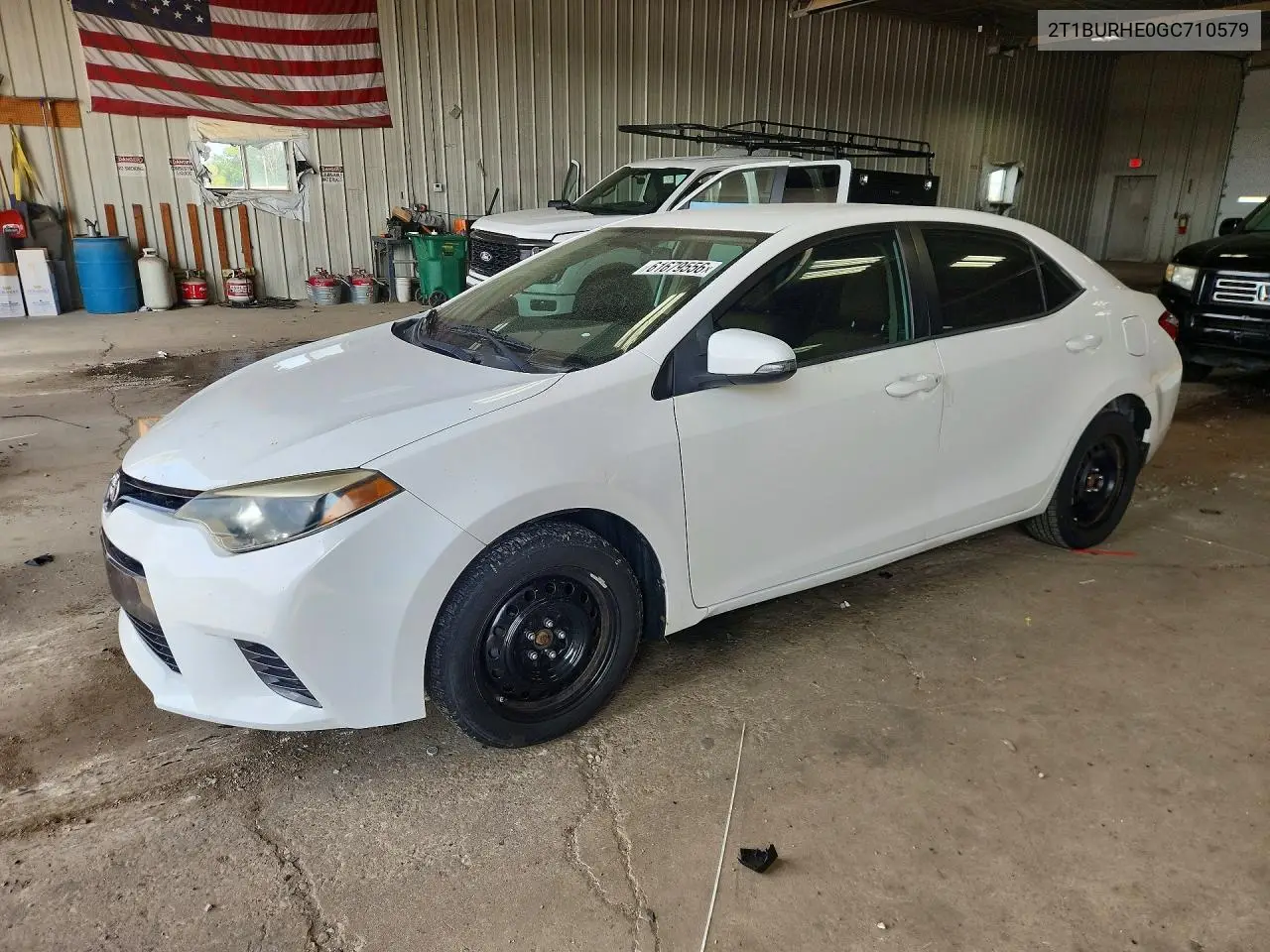 2016 Toyota Corolla Le VIN: 2T1BURHE0GC710579 Lot: 61679556