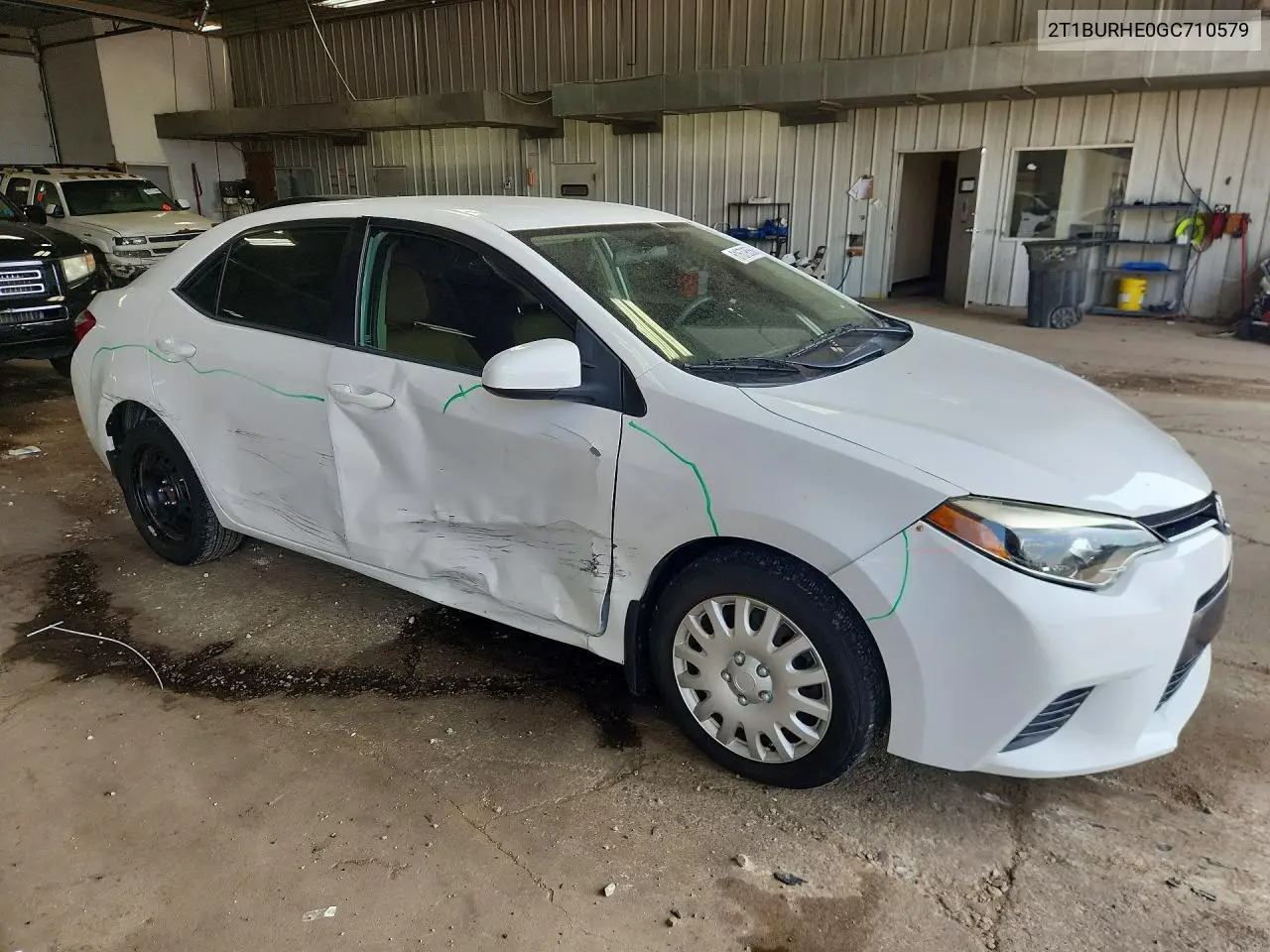 2016 Toyota Corolla Le VIN: 2T1BURHE0GC710579 Lot: 61679556