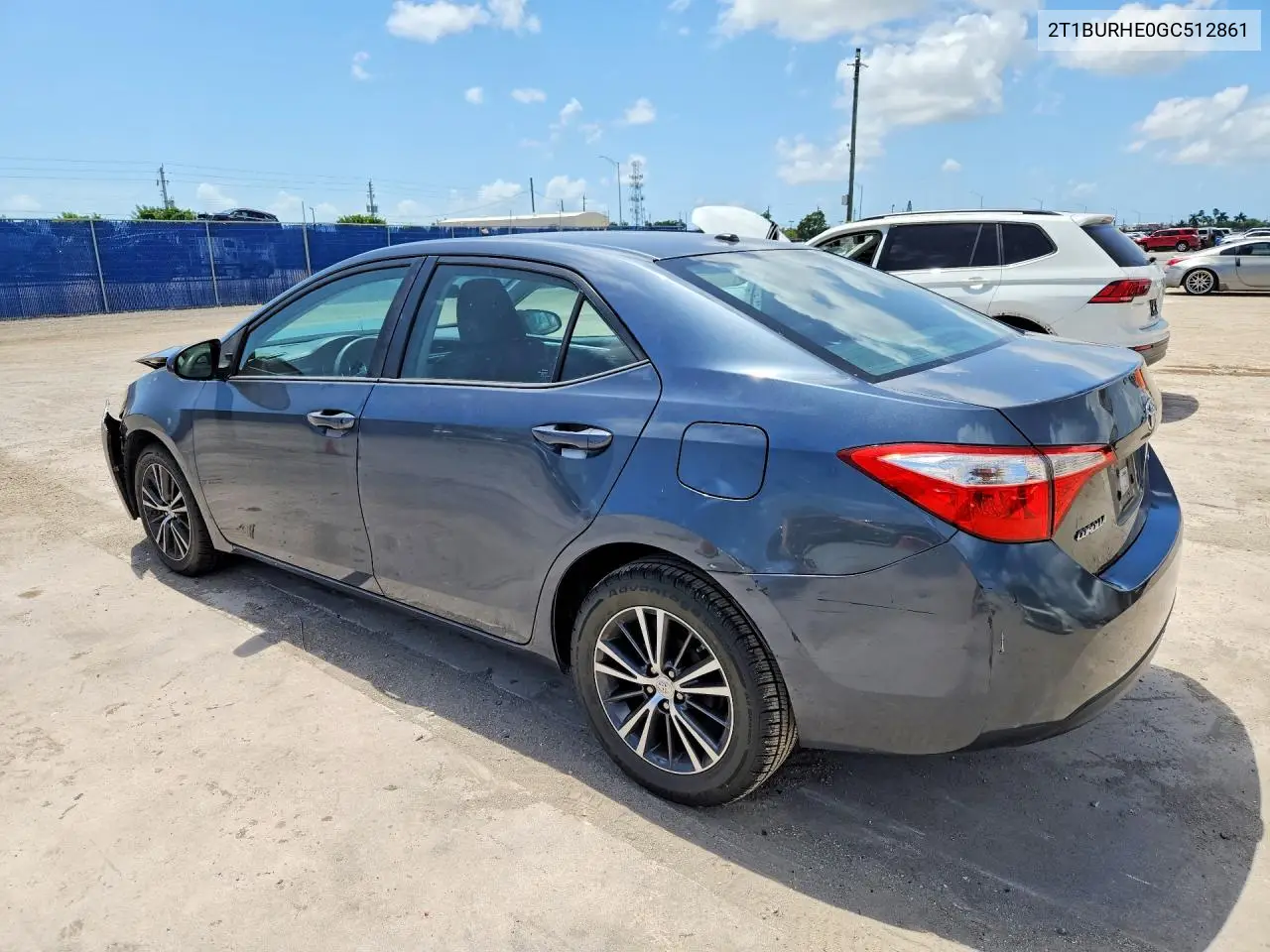 2016 Toyota Corolla Le Premium VIN: 2T1BURHE0GC512861 Lot: 61867116