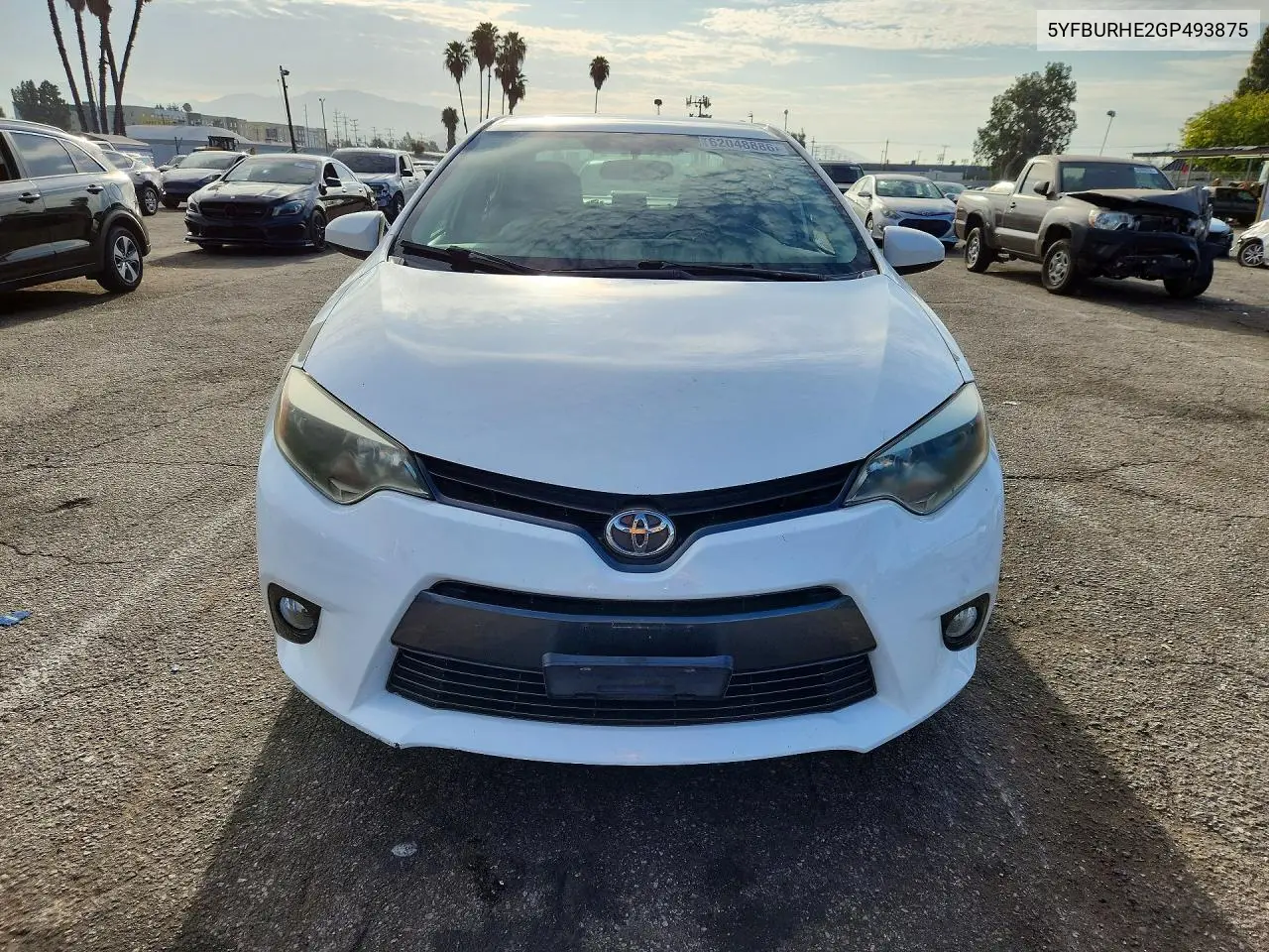 2016 Toyota Corolla Le Plus VIN: 5YFBURHE2GP493875 Lot: 62048886