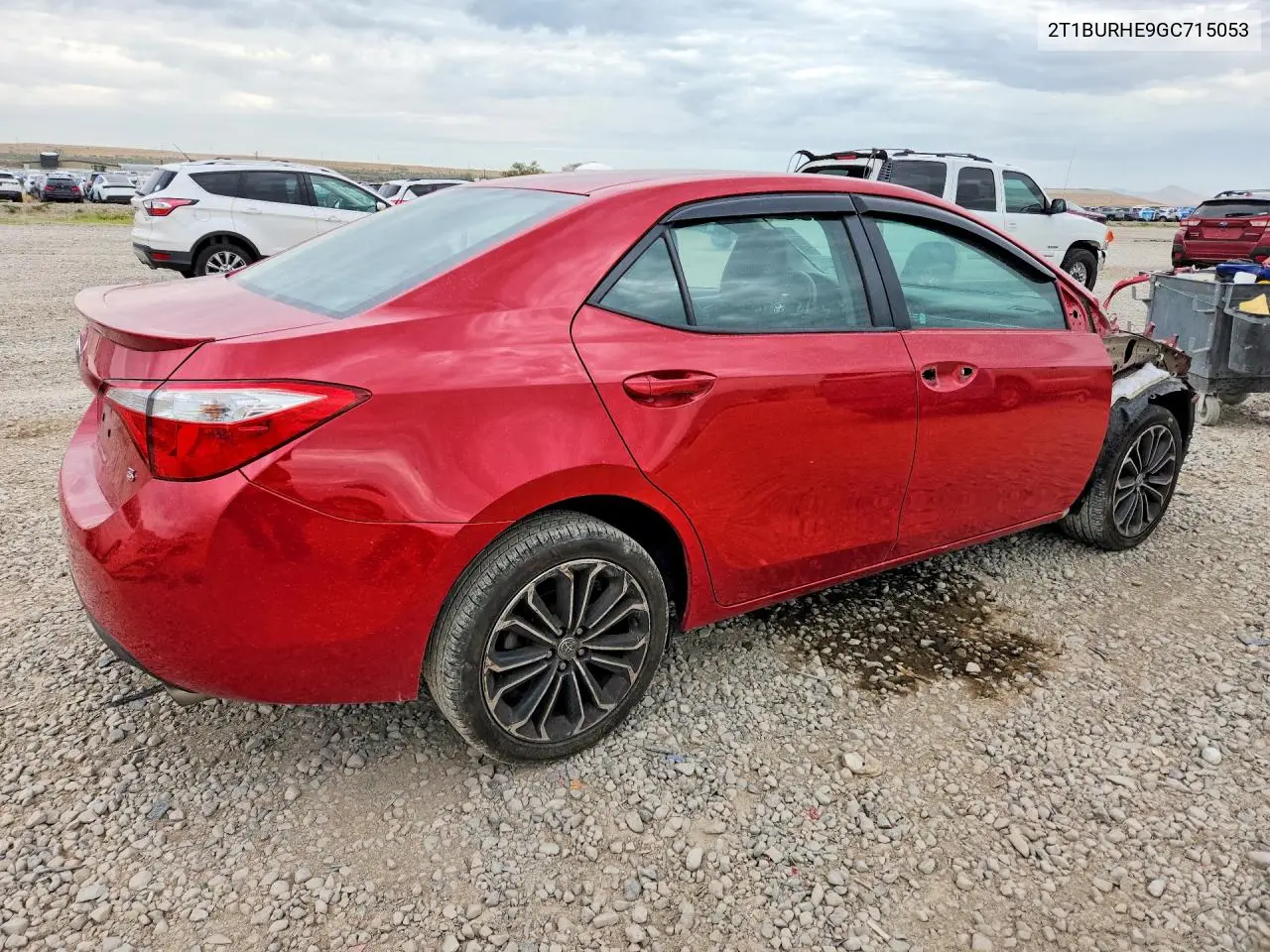 2016 Toyota Corolla S Plus VIN: 2T1BURHE9GC715053 Lot: 62307216