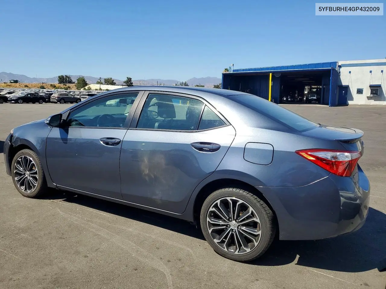 2016 Toyota Corolla S Plus VIN: 5YFBURHE4GP432009 Lot: 62308696