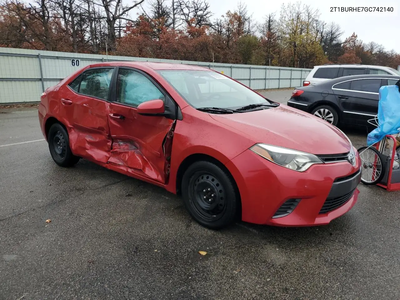 2T1BURHE7GC742140 2016 Toyota Corolla L