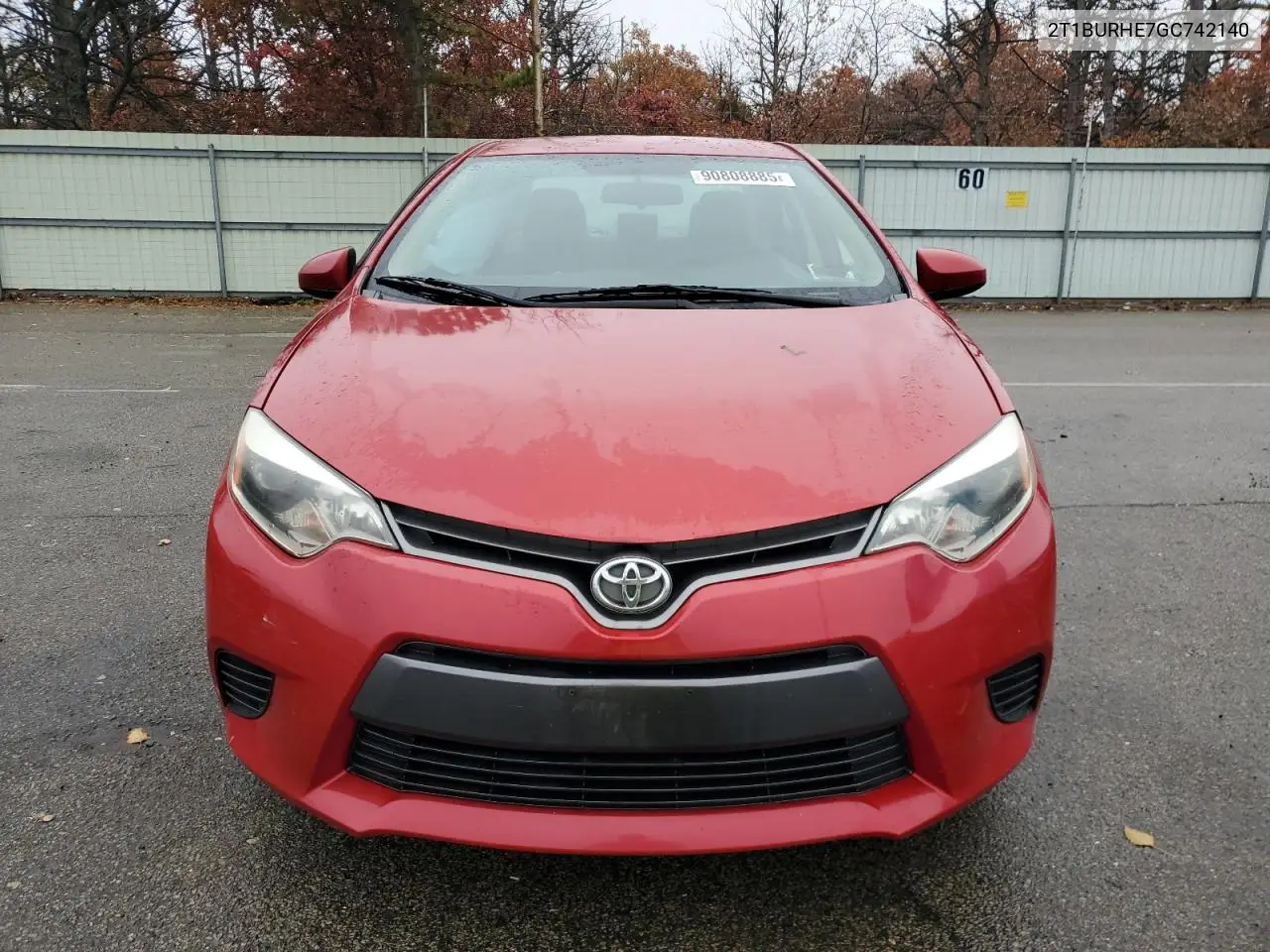 2T1BURHE7GC742140 2016 Toyota Corolla L