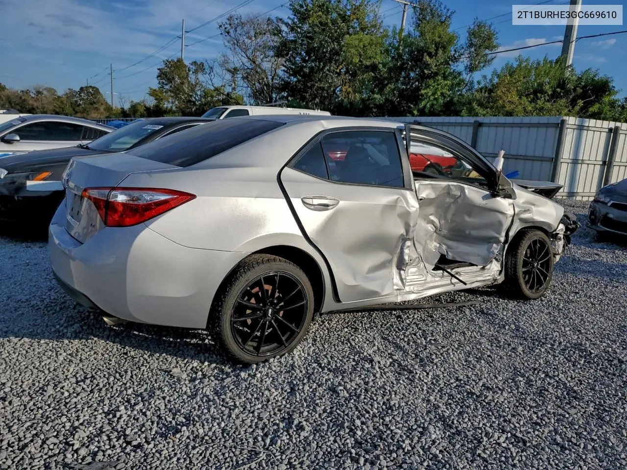 2T1BURHE3GC669610 2016 Toyota Corolla L