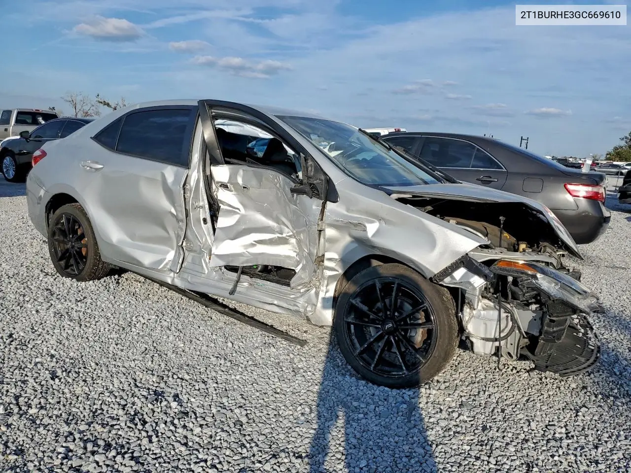 2T1BURHE3GC669610 2016 Toyota Corolla L